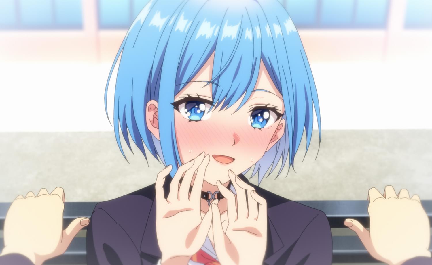 チューリップと恋の表情