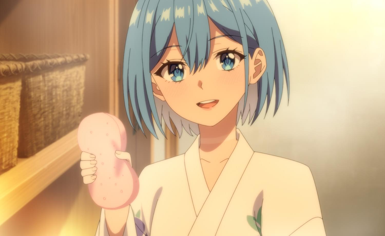 イケメンと朝顔の浴衣